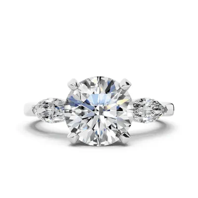 Madison Three-Stone Lab Marquise Engagement Ring (.50 ct. tw.)