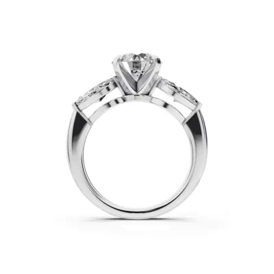 Madison Three-Stone Lab Marquise Engagement Ring (1.00 ct. tw.)