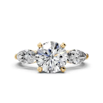 Madison Three-Stone Lab Marquise Engagement Ring (1.00 ct. tw.)