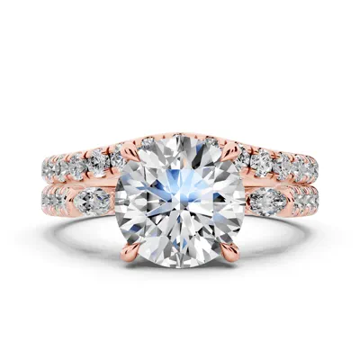 Capri Marquise Three-Stone Lab Diamond Engagement Ring (0.45 ct. tw.)