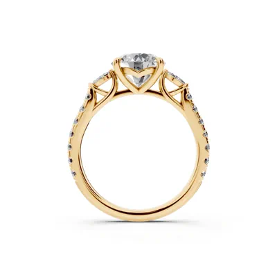 Capri Marquise Three-Stone Lab Diamond Engagement Ring (0.45 ct. tw.)
