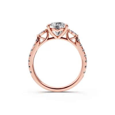 Capri Marquise Three-Stone Lab Diamond Engagement Ring (0.45 ct. tw.)
