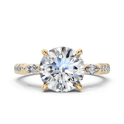 Capri Marquise Three-Stone Lab Diamond Engagement Ring (0.45 ct. tw.)