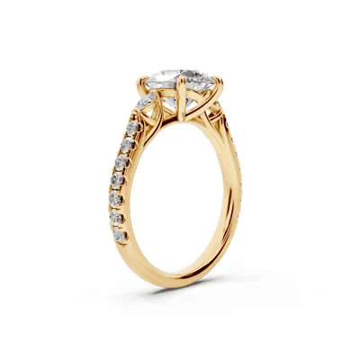 Capri Marquise Three-Stone Lab Diamond Engagement Ring (0.45 ct. tw.)