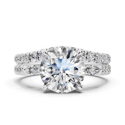 Capri Marquise Three-Stone Lab Diamond Engagement Ring (0.45 ct. tw.)