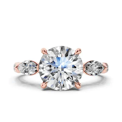 Capri Marquise Three-Stone Lab Diamond Engagement Ring (0.65 ct. tw.)