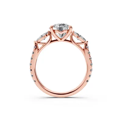 Capri Marquise Three-Stone Lab Diamond Engagement Ring (0.65 ct. tw.)