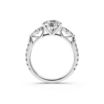 Capri Marquise Three-Stone Lab Diamond Engagement Ring (0.65 ct. tw.)