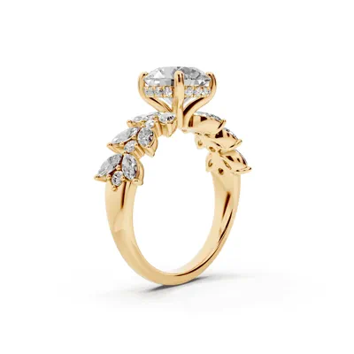 Wings of Love Lab Diamond Engagement Ring