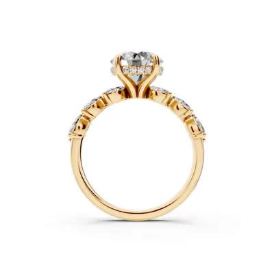 Wings of Love Lab Diamond Engagement Ring