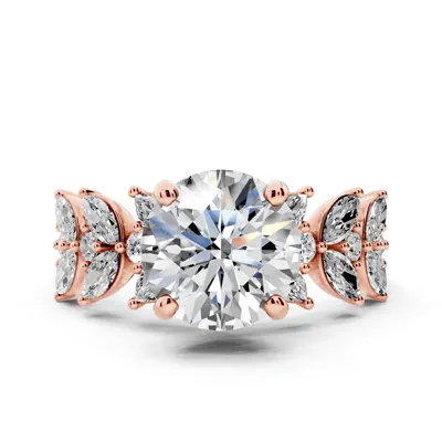 Wings of Love Lab Diamond Engagement Ring
