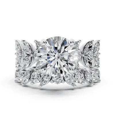 Wings of Love Lab Diamond Engagement Ring