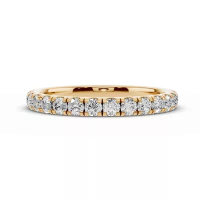 Signature Hearts & Arrows Pavé Lab Band (.50 ct. tw.)