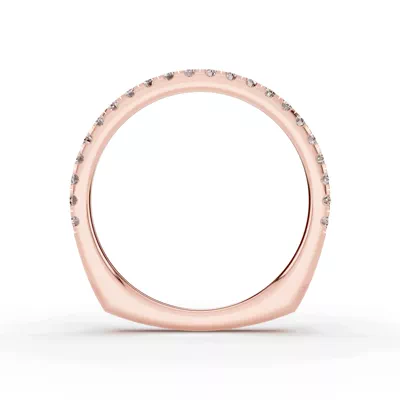 Signature Pavé Lab Euroshank Band (¼ ct. tw.)