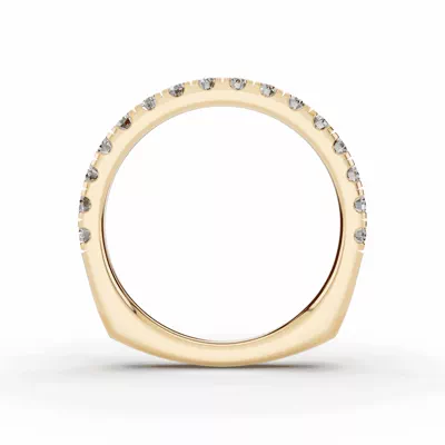 Tradition Pavé Lab Euroshank Band (½ ct. tw.)
