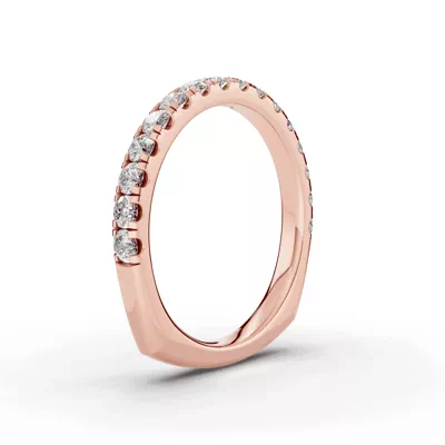 Tradition Pavé Lab Euroshank Band (½ ct. tw.)