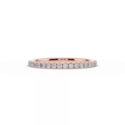 Signature Pavé Lab Euroshank Wedding Band (¼ ct. tw.)