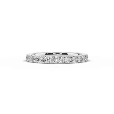 Signature Pavé Lab Euroshank Wedding Band (½ ct. tw.)