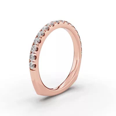Signature Pavé Lab Euroshank Wedding Band (½ ct. tw.)