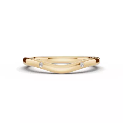 Tradition Contour Lab Diamond Accent Band (1.8mm)