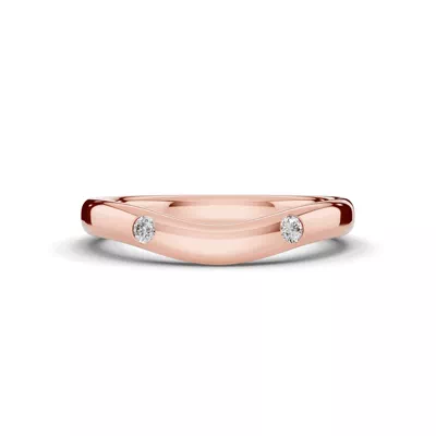 Tradition Contour Lab Diamond Accent Band (2.5mm)