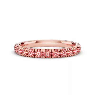 Signature Hearts & Arrows Pavé Lab Wedding Band (0.65 ct. tw.)