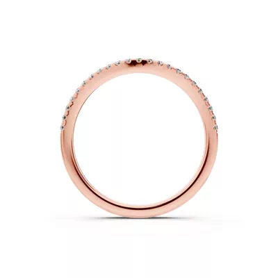 Madison Lab Curved Pavé Band