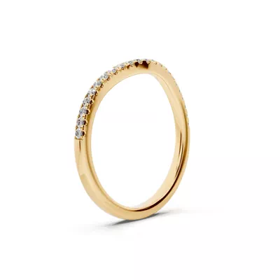 Madison Lab Curved Pavé Band