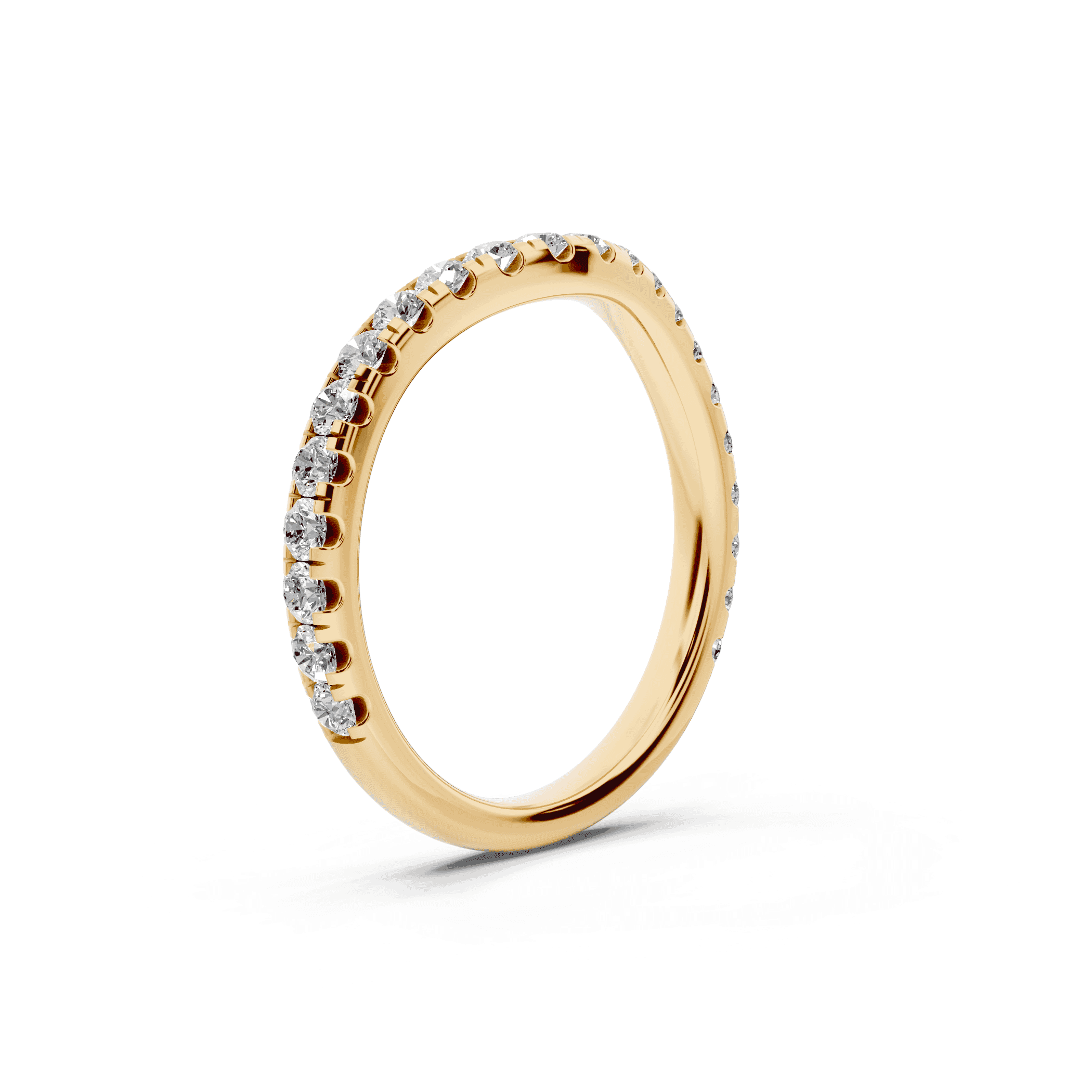 Capri Curved Lab Diamond Band (0.55 ct. tw.)