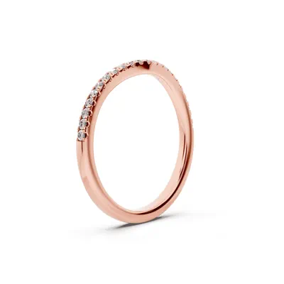 Madison Lab Pavé Contoured Wedding Band