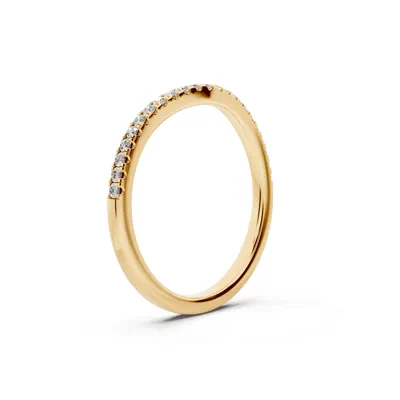 Madison Lab Pavé Contoured Wedding Band