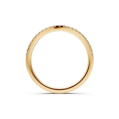 Madison Lab Pavé Contoured Wedding Band