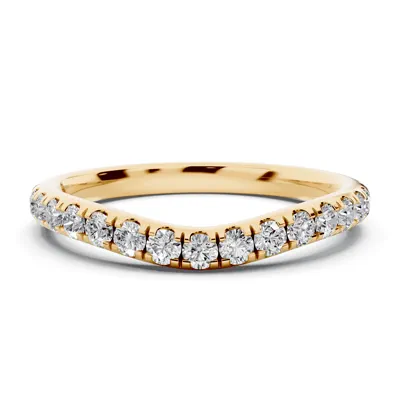 Capri Contour Lab Diamond Wedding Band (0.50 ct. tw.)