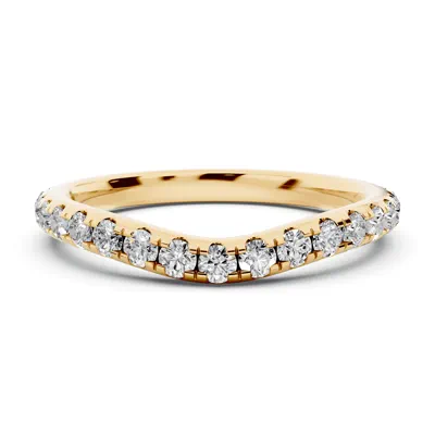 Capri Curved Lab Diamond Wedding Band (0.55 ct. tw.)