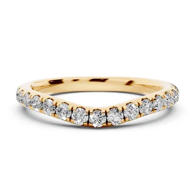 Capri Contour Lab Diamond Wedding Band (0.60 ct. tw.)