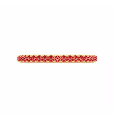 Signature Hearts & Arrows Pavé Lab Band (1/4ct. tw.)