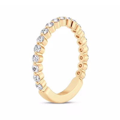 Signature Hearts & Arrows Shared Prong Lab Band (1/2ct. tw.)