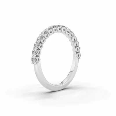 Sculpted Heart Lab Diamond Band (.50 ct. tw.)