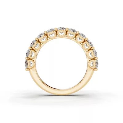 Sculpted Heart Lab Diamond Band (1.65 ct. tw.)