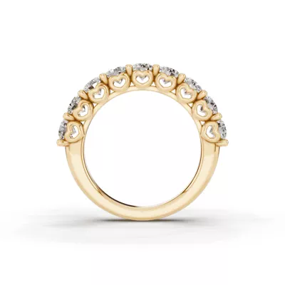 Sculpted Heart Lab Diamond Band (2.00 ct. tw.)