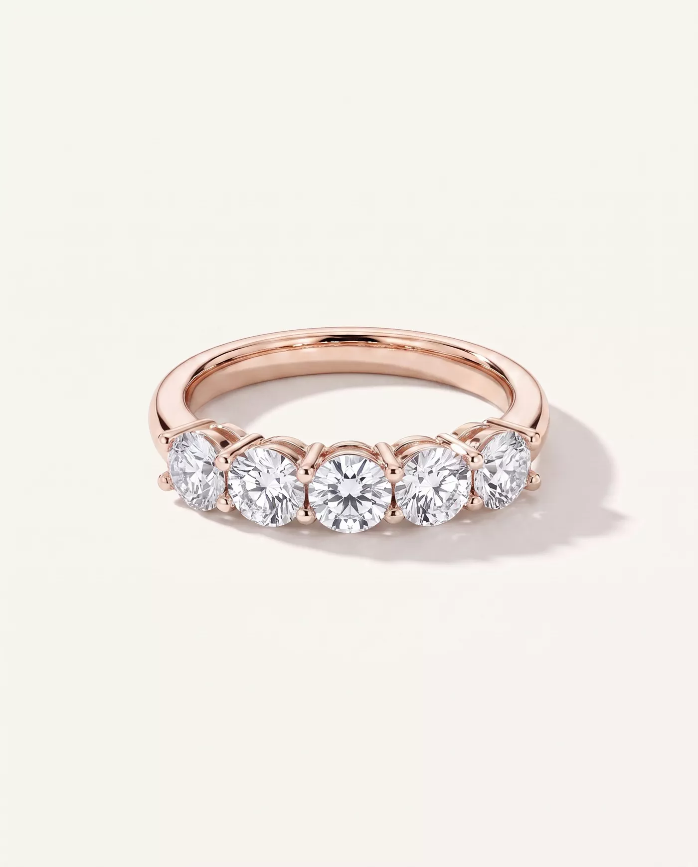 Signature Hearts & Arrows  Five-Stone Lab Diamond Band (1.00 ct. tw.)