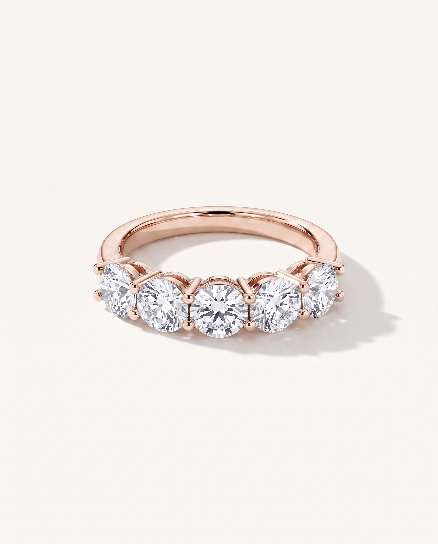 Signature Hearts & Arrows  Five-Stone Lab Diamond Band (1.50 ct. tw.)