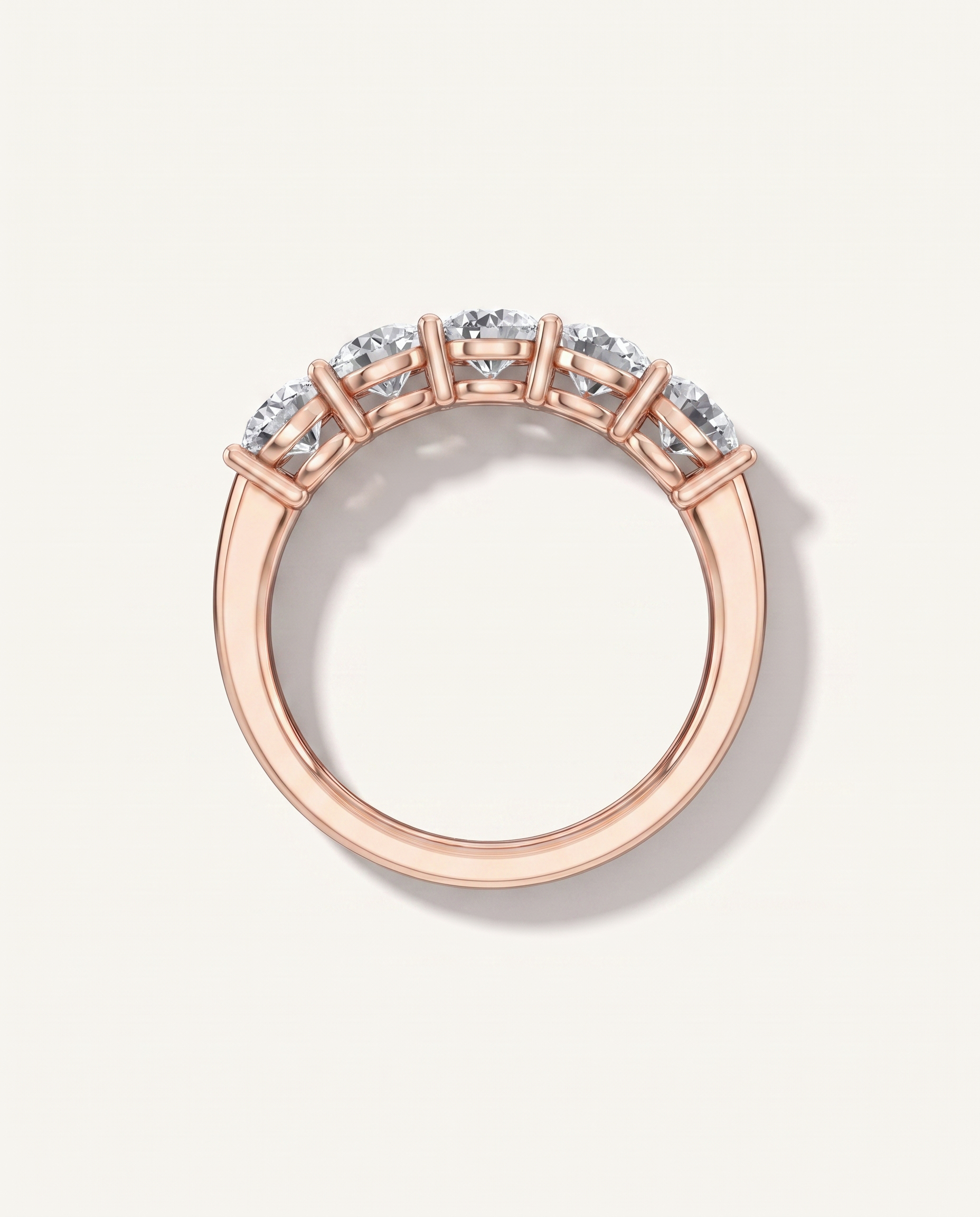 Signature Hearts & Arrows  Five-Stone Lab Diamond Band (1.50 ct. tw.)