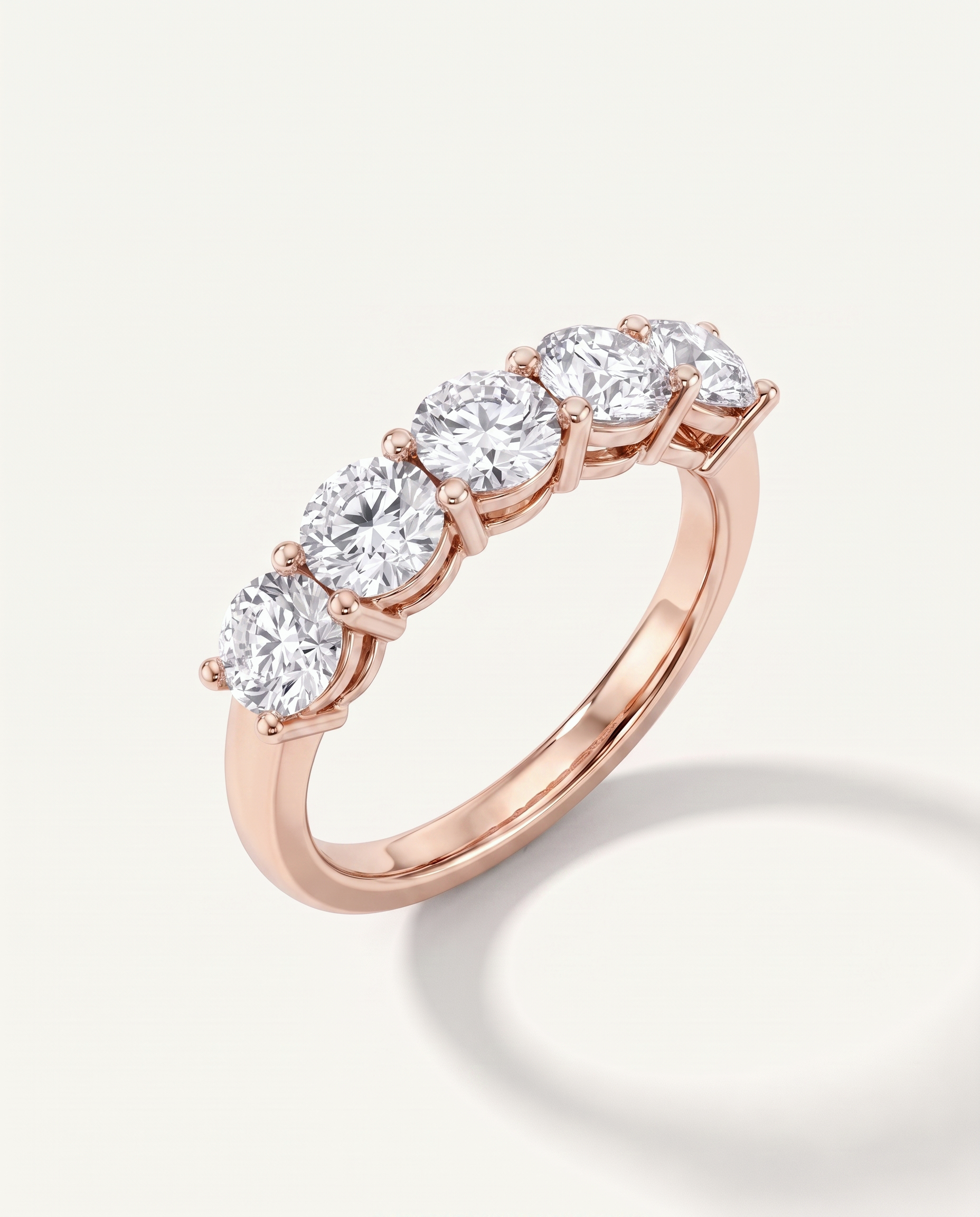 Signature Hearts & Arrows  Five-Stone Lab Diamond Band (1.50 ct. tw.)