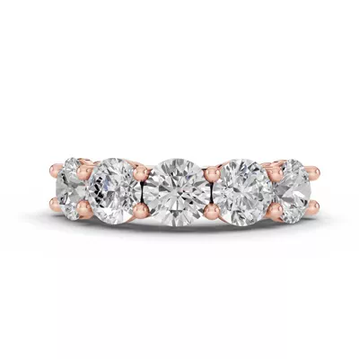 Signature Hearts & Arrows  Five-Stone Lab Diamond Band (3.00 ct. tw.)