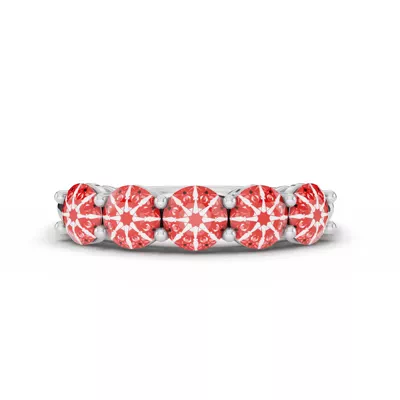 Signature Hearts & Arrows  Five-Stone Lab Diamond Band (1.50 ct. tw.)