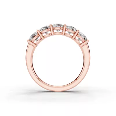 Signature Hearts & Arrows  Five-Stone Lab Diamond Band (1.50 ct. tw.)
