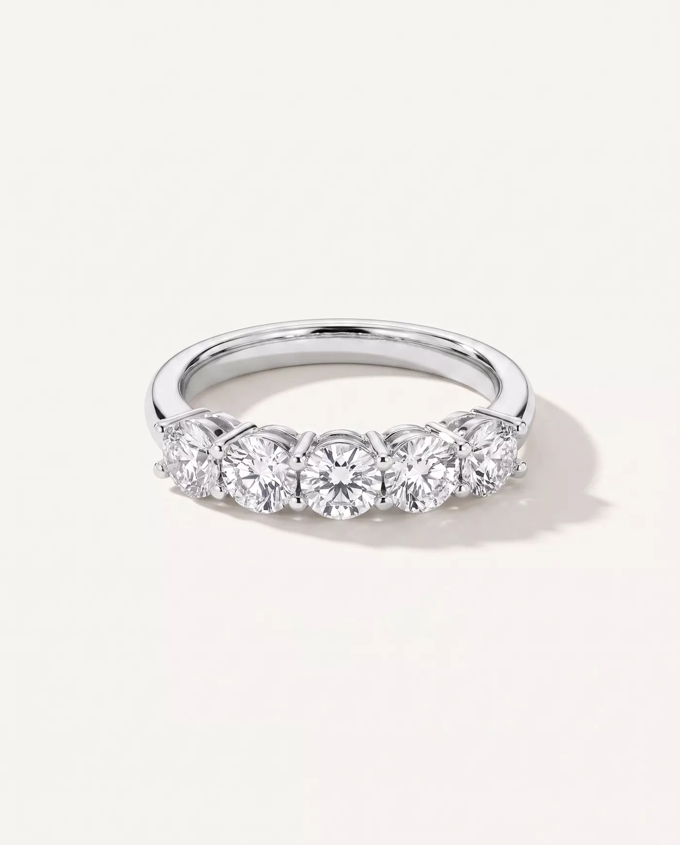 Signature Hearts & Arrows  Five-Stone Lab Diamond Band (1.00 ct. tw.)