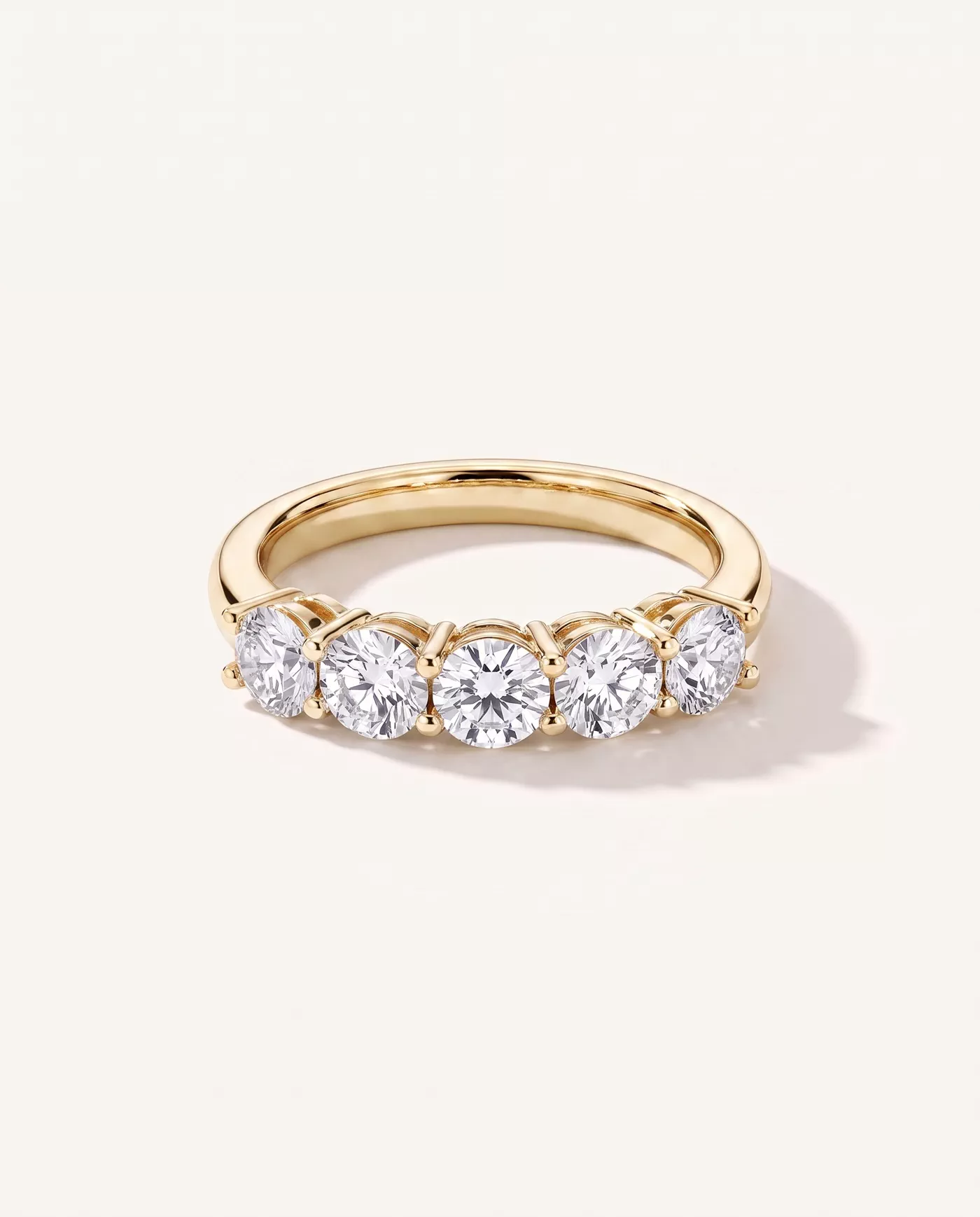 Signature Hearts & Arrows  Five-Stone Lab Diamond Band (1.00 ct. tw.)