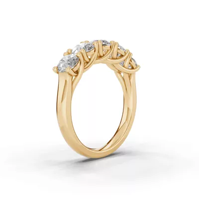 Tradition Trellis Five-Stone Lab Diamond Band (2.00 ct. tw.)